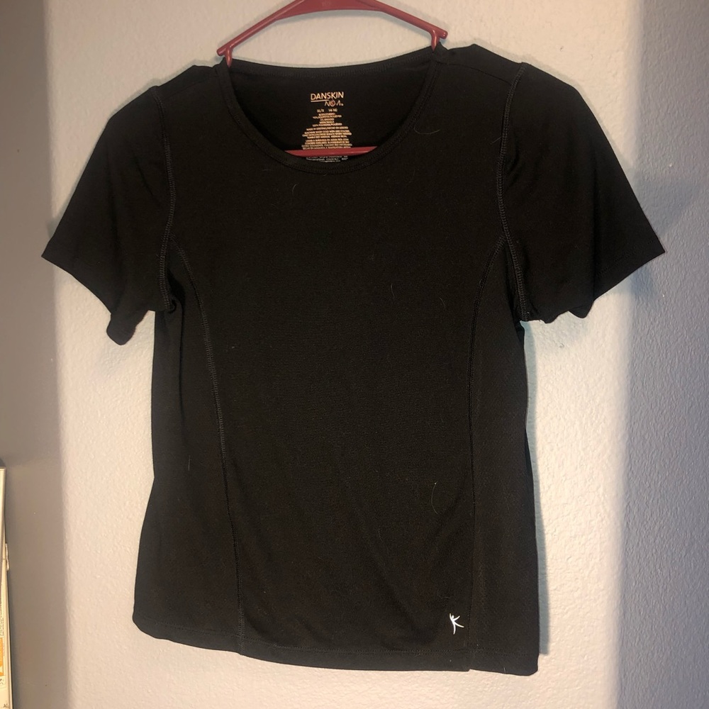 Danskin youth black T-shirt
